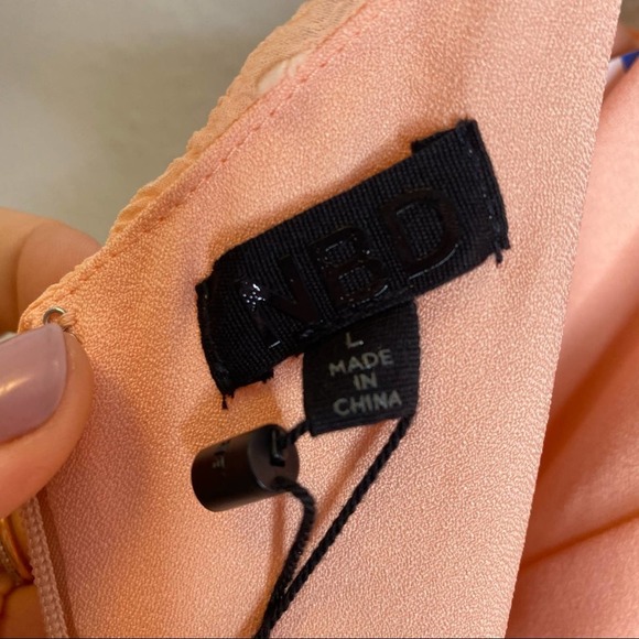 NWT NBD Revolve Yvonne Midi Dress Size Large - Picture 14 of 15